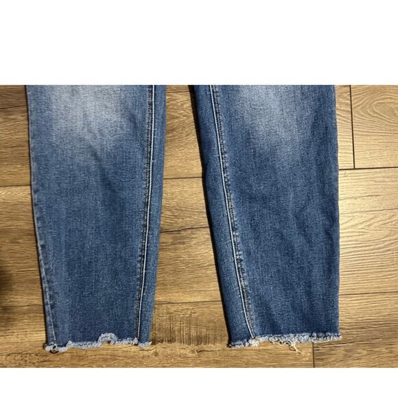 Vervet Wolf N Crane Plus Mid Rise Raw Hem Crop Skinny Jeans‎ Size 18 - Picture 4 of 8